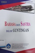 Bahasa dan Sastra dalam Guntingan No. 23