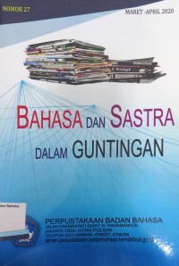 Bahasa dan Sastra dalam Guntingan No. 27