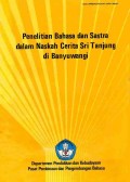 Penelitian bahasa dan sastra dalam naskah cerita Sri Tanjung di Banyuwangi