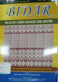 Bidar: majalah ilmiah bahasa dan sastra volume 4, nomor 2, edisi November 2012