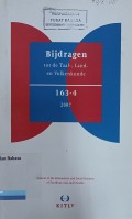 Bijdragen; Tot de taal, land-en Volkenkunde; 163.4; Journal of the humanities and social sciences of southeast asia and ocenia