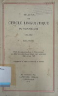 Bulletin du Cercle Linguistique de Copenhague 1941-1965 Bulletins VIII-XXXI