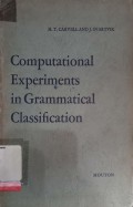 Computational experiments in grammatical classification