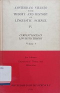 Current issues in linguistic theory volume 5