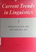 Linguistics in east asia and south east asia volume II