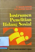 Instrumen Penelitian Bidang Sosial