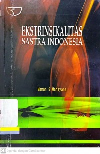 Ekstrinsikalitas sastra indonesia