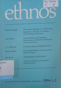 Ethnos, Volume 59:I-II