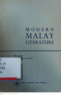 Modern malay literature