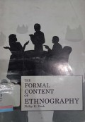 The formal content of ethnography