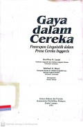 Gaya dalam cereka : Penerapan linguistik dalam prosa cereka inggeris