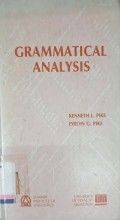 Grammatical analysis