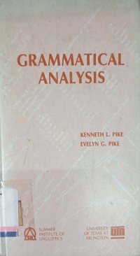 Grammatical analysis