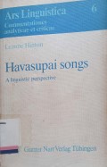 Havasupai songs: a linguistic perspective