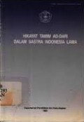 Hikayat tamim ad-dari dalam sastra indonesia lama