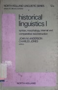 Historical linguistics I