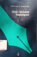 Ilmu bahasa lapangan