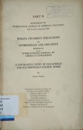 International Journal of American Linguistics Vol 35 No 1, January 1969: a Contrastive Study of Old German and Old Norwegian Kinship Terms