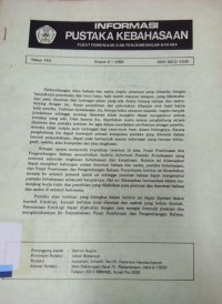 Informasi pustaka kebahasaan pusat pembinaan dan pengembangan bahasa (tahun viii, nomor 2 - 1993)