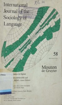 International journal of the sociology of language vol. 58