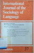 International journal of the sociology of language vol. 37