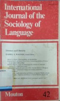 International journal of the sociology of language vol. 42