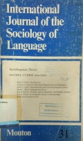 International journal of the sociology of language vol. 31