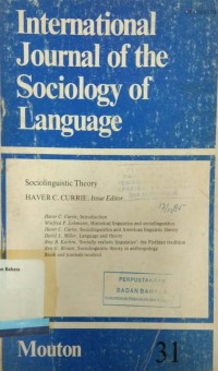 International journal of the sociology of language vol. 31