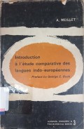 Introduction a l'etude comparative des langues indo-europeenes