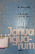 Cohesion in literary texts: A study of some grammatical and lexical featuresof English discourse