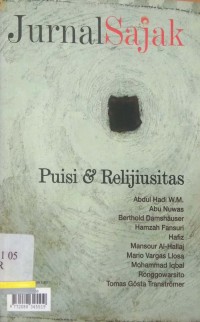 Jurnal Sajak No.02, 2011: Puisi & Relijiusitas