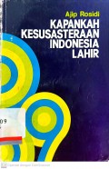 Kapankah kesusastraan indonesia lahir?