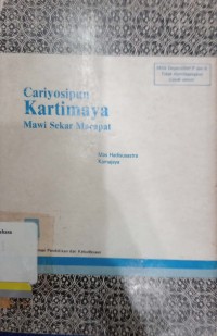 Cariyosipun Kartimaya Mawi Sekar Macapat