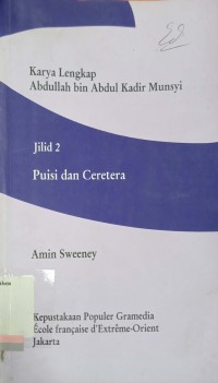 Karya lengkap abdullah bin kadir munsyi : Jilid 2