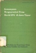 Kemampuan mengapresiasi prosa murid spg di jawa timur