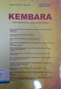 Kembara: Jurnal Keilmuan Bahasa, Sastra, dan Pengajarannya, Volume 1, Nomor 1, April 2015