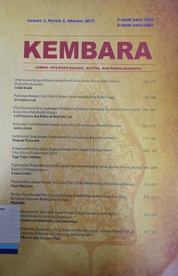 Kembara: Jurnal keilmuan bahasa, sastra ,dan pengajarannya volume 3, nomor 2, Oktober 2017