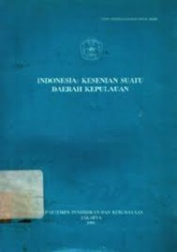 Indonesia : Kesenian suatu daerah kepulauan