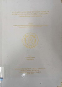 Kesantunan Bentuk Tuturan Direktif Di Lingkungan SMA Negeri 1 Surakarta (Sebuah Kajian Sosiopragmatik)