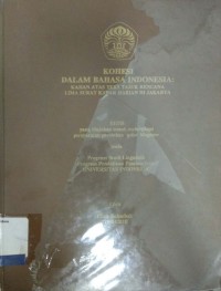 Kohesi dalam bahasa indonesia