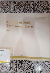 Kumpulan seni tradisional gayo : Didong