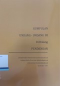 Kumpulan undang-undang ri di bidang pendidikan