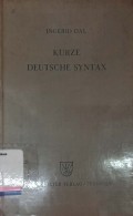 Kurze Deutsche syntax