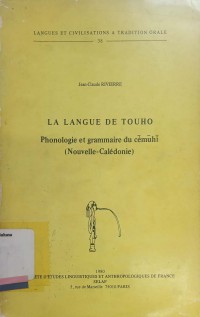 La Langue De Touho