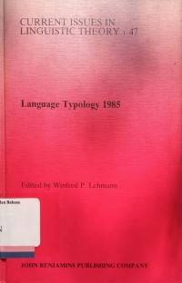 Language Typology 1985