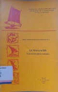 Le Malgache essai de description sommaire