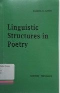 Linguistic structure in poetry