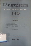 Linguistics An International Review 140