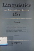 Linguistics An International Review 157