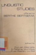 Linguistic Studies offered to Berthe Siertsema